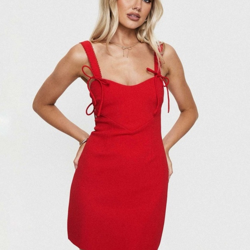 Princess Polly Vibrant Red Mini Dress
